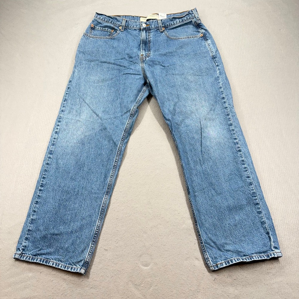 Levi's 569 Loose Straight Jeans Mens 34x30 Blue Denim Medium Wash Relaxed Fit
